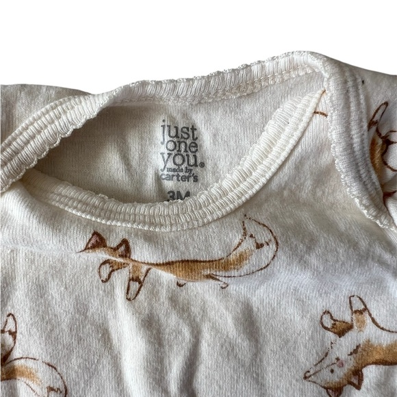 Carter’s Spring Fox Long Sleeve Onesie | 3M - Picture 3 of 3